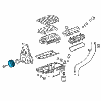 OEM 2022 Chevrolet Camaro Vibration Damper Diagram - 12687728