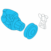 OEM 2007 Kia Rondo Pump Assembly-Water Diagram - 2510025002
