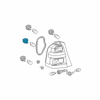 OEM Toyota Highlander Socket Diagram - 90075-60034