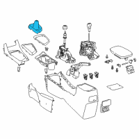 OEM 2019 Toyota Corolla Shift Boot Diagram - 58808-02310-C3