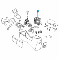 OEM 2015 Toyota Corolla Shift Knob Diagram - 33504-02400-C0