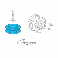 OEM 2009 Acura RL Disk, Aluminum Wheel (17X4T) (Asahi) Diagram - 42700-SJA-J52