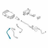 OEM Kia Sportage Oxygen Sensor Assembly, Rear Diagram - 392102G650