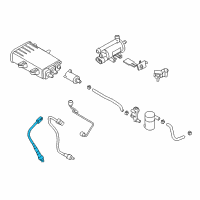 OEM 2014 Kia Sportage Oxygen Sensor Assembly, Rear Diagram - 392102G650