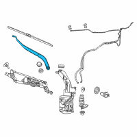 OEM 2019 Jeep Cherokee Arm-Front WIPER Diagram - 68197137AB