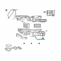 OEM 2003 Chrysler PT Cruiser Wiring-A/C And Heater Diagram - 4671712AA