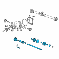 OEM 2014 Cadillac ATS Axle Assembly Diagram - 84309443