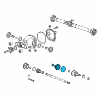 OEM Cadillac ATS Outer Boot Diagram - 19260856