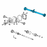 OEM 2017 Cadillac ATS Drive Shaft Diagram - 23282618