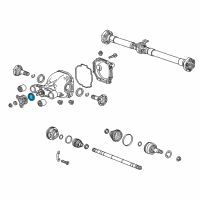 OEM 2016 Cadillac ATS Front Seal Diagram - 92230584