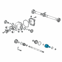 OEM 2015 Cadillac ATS Outer Joint Diagram - 22809949