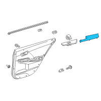 OEM 2015 Toyota Camry Armrest Diagram - 74250-06170-B0