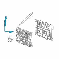 OEM 2022 Chevrolet Colorado Crankshaft Sensor Diagram - 55593759