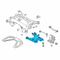 OEM 2017 BMW M6 Gran Coupe Left Swing Part Diagram - 33-32-2-284-133