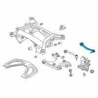 OEM Rubber Mount Wishbone, Left Diagram - 33-32-2-284-137