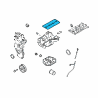 OEM 2020 Nissan Sentra Rocker Cover Gasket Diagram - 13270-5TA0A