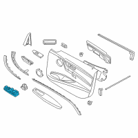 OEM 2015 BMW M235i xDrive Door Window Switch Left Diagram - 61-31-9-362-126