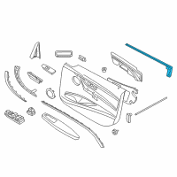 OEM BMW M4 Channel Sealing, Door Right Diagram - 51-33-7-279-736