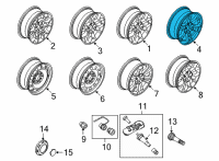 OEM 2022 Ford F-150 WHEEL ASY Diagram - ML3Z-1007-EA