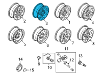 OEM 2021 Ford F-150 WHEEL ASY Diagram - ML3Z-1007-CA