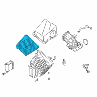 OEM 2020 Kia Stinger FILTER-AIR CLEANER Diagram - 28113J5100AS