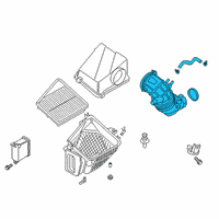 OEM 2018 Kia Stinger Hose Assembly-Air Intake Diagram - 28140G9100