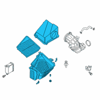 OEM 2019 Kia Stinger Air Cleaner Assembly Diagram - 28110J5100