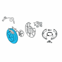 OEM 1998 Dodge Caravan Brake Disc Diagram - 4721023AG