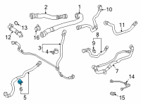 OEM Toyota GR Supra Hose & Tube Assembly Clamp Diagram - 90118-WA248