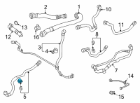 OEM 2020 Toyota GR Supra Hose & Tube Assembly Clamp Diagram - 90118-WA248