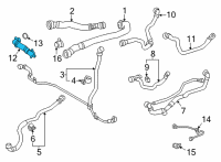 OEM Toyota GR Supra By-Pass Hose Diagram - 16264-WAA02