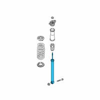 OEM 2018 Hyundai Sonata Rear Shock Absorber Assembly Diagram - 55311-E6101