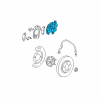 OEM 2010 Cadillac DTS Caliper Diagram - 25983763
