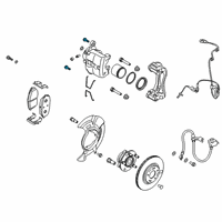 OEM Kia Cadenza Bolt-Guide Rod Diagram - 581631G000