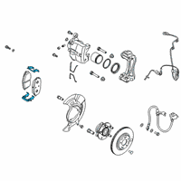 OEM 2018 Hyundai Elantra GT Spring-Pad Diagram - 58144-E6150