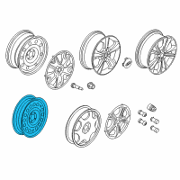 OEM Lincoln Corsair Wheel, Spare Diagram - CJ5Z-1015-B