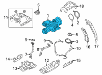 OEM BMW X7 EXCH. TURBO CHARGER Diagram - 11-65-5-A01-D10