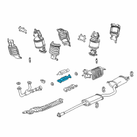 OEM 2010 Honda Pilot Converter Diagram - 18160-RN0-A01