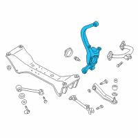 OEM 2002 Dodge Stratus Knuckle-Rear Diagram - MR961547