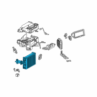 OEM 2006 Chrysler Crossfire EVAPORATOR-Air Conditioning Diagram - 5101290AA