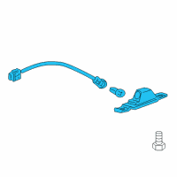 OEM 2005 Pontiac G6 License Lamp Diagram - 20807070