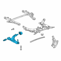 OEM 2016 Chevrolet Volt Lower Control Arm Diagram - 84289689