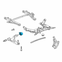 OEM 2019 Chevrolet Volt Lower Control Arm Rear Bushing Diagram - 84035531
