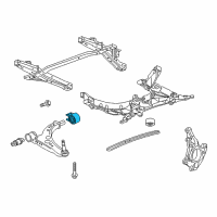 OEM Chevrolet Lower Control Arm Rear Bushing Diagram - 84035531