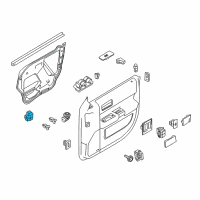 OEM Ford Flex Window Switch Diagram - DA8Z-14529-AA