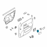 OEM 2016 Ford Flex Memory Switch Diagram - BA8Z-14776-AA