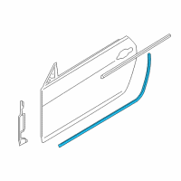 OEM 2014 BMW 435i Joint Seal, Door, Right Diagram - 51-33-7-279-738