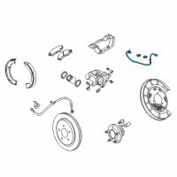 OEM 2012 Chevrolet Camaro Rear Speed Sensor Diagram - 92199862