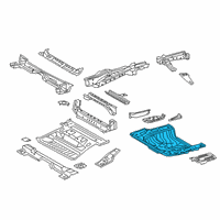 OEM 2021 Toyota RAV4 Rear Floor Pan Diagram - 58311-0R901