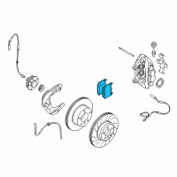 OEM BMW 228i xDrive Brake-Front Pads Diagram - 34-11-6-878-876